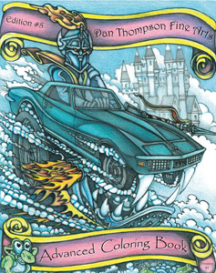 Edition #08 - The Dragon Car Coloring Book - Front